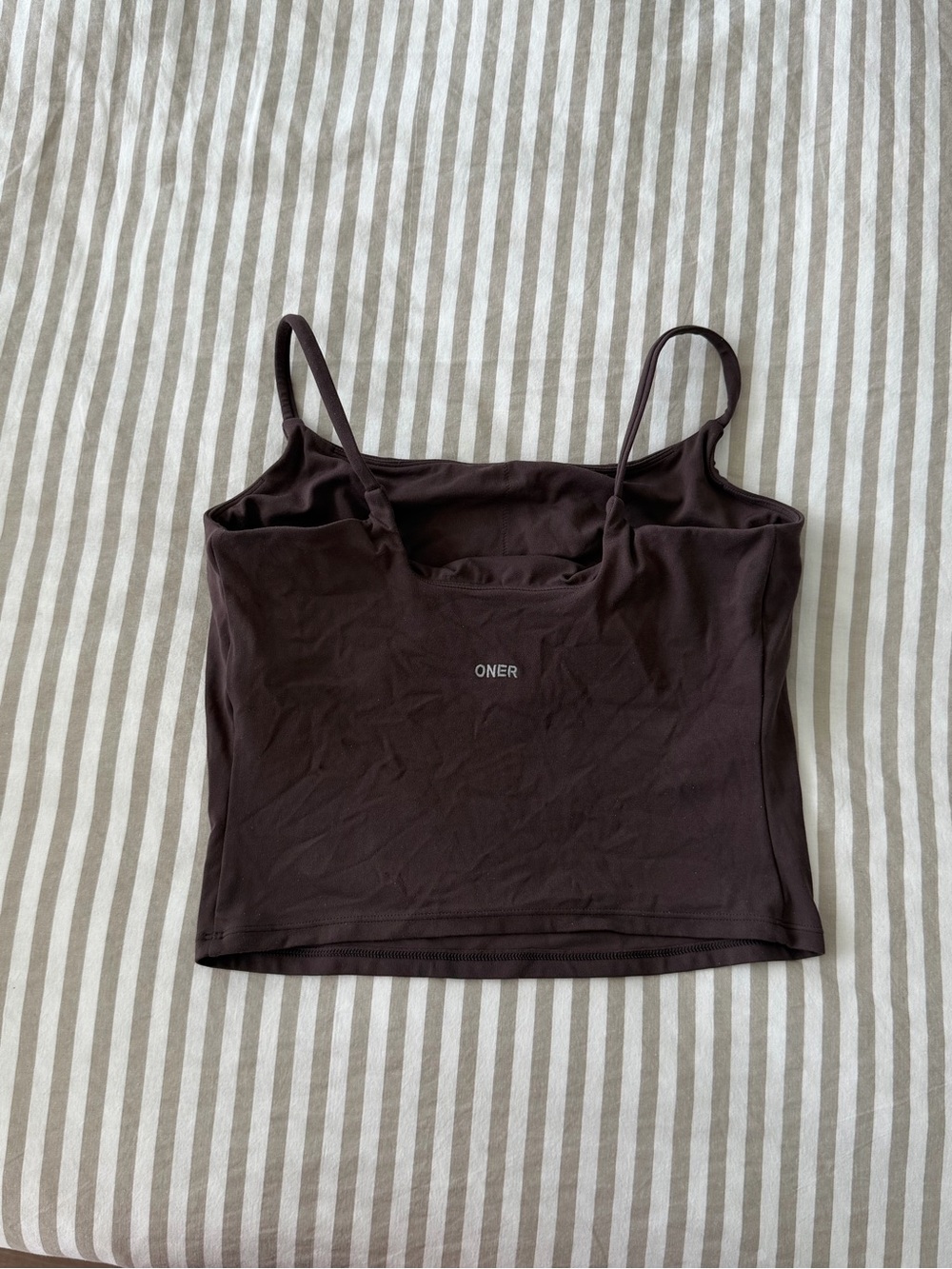 Oner Active Effortless Leggings & Top Brown Seamless Cami & Legging Set - Picture 3 of 3
